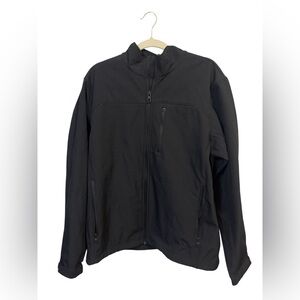 Hawke & Co Black Performance Zip Up Rain Jacket Size L